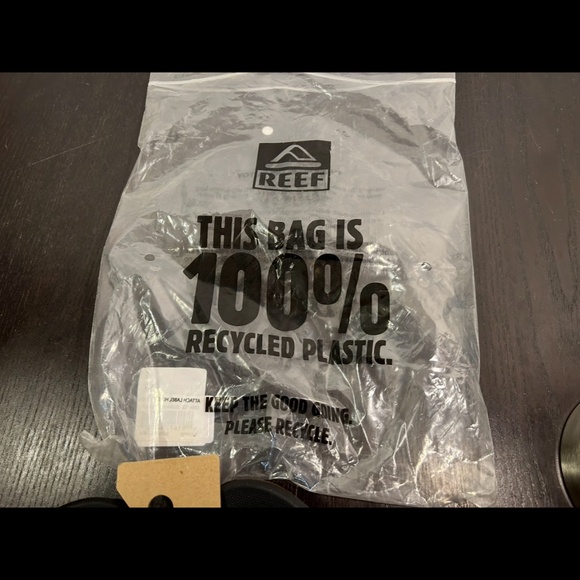 REEF Cushion Phantom LE Flip Flop Sandals Black/Brown Mens 13 - Picture 12 of 13